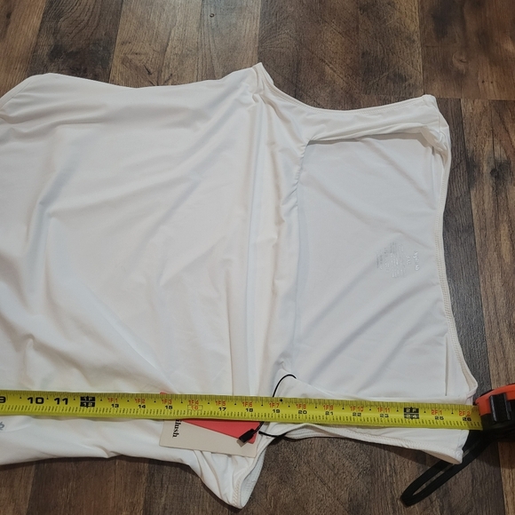 Popilush White Sleeveless Square Neck Shapewear Tummy Control Bodysuit Size 3XL - Picture 10 of 12